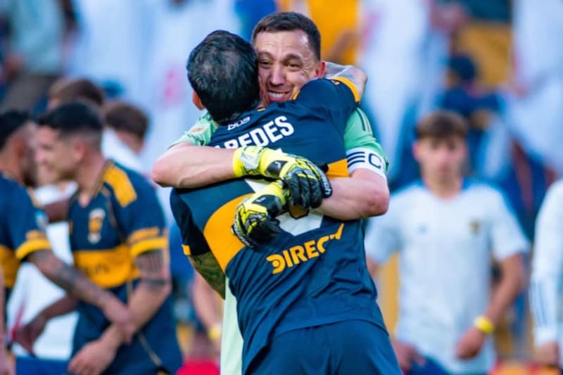 El portero será baja ante la UC. Foto: @agustinmarchesin1