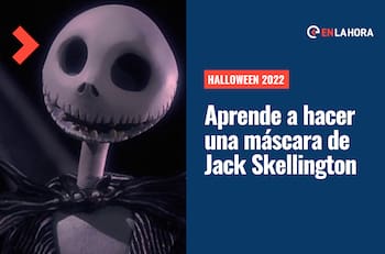 Máscaras para Halloween: ¿Aún no tienes disfraz? Aprende a hacer una máscara de Jack el esqueleto usando pocos materiales
