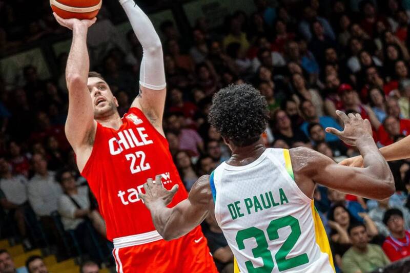 La Roja cestera cayó ante Brasil en Valdivia. Foto: Chilefeba en Instagram.