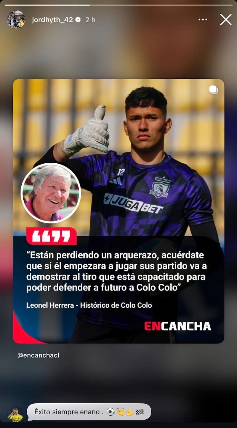 El recado de Jordhy a Fernando Ortiz.