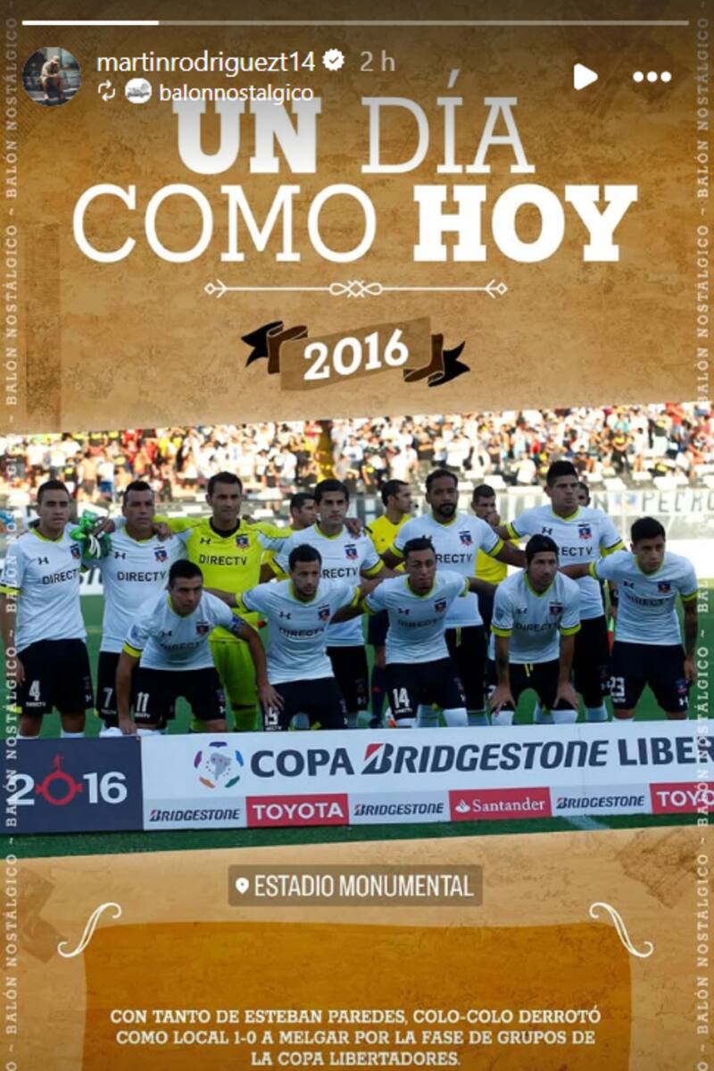 El extremo de Ñublense recordó su partido en Colo Colo por la Libertadores 2016.