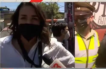 Simone Mardones de "CQC" acusa agresión de parte del comando de Marco Enríquez-Ominami