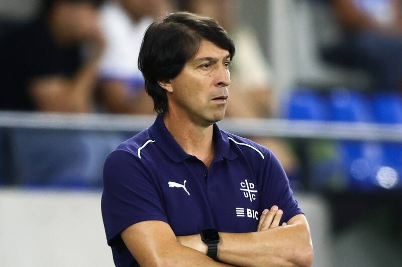 El entrenador de Universidad Católica. Foto: Agencia Aton.