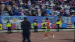 VIDEO | La Selección de Marruecos celebró al frente de los hinchas de Argentina y así reaccionaron