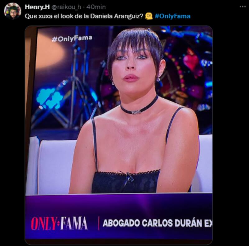 Este fue el comentado look de la famosa. Fuente: X.com