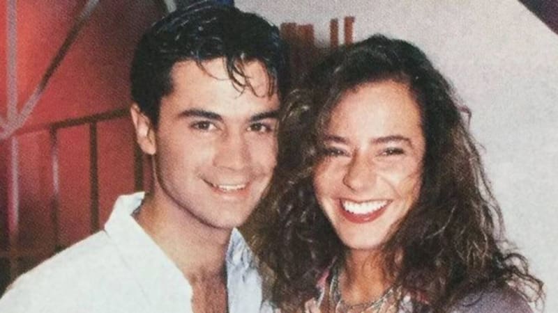 Felipe Camiroaga y Kathy Salosny fueron pareja.