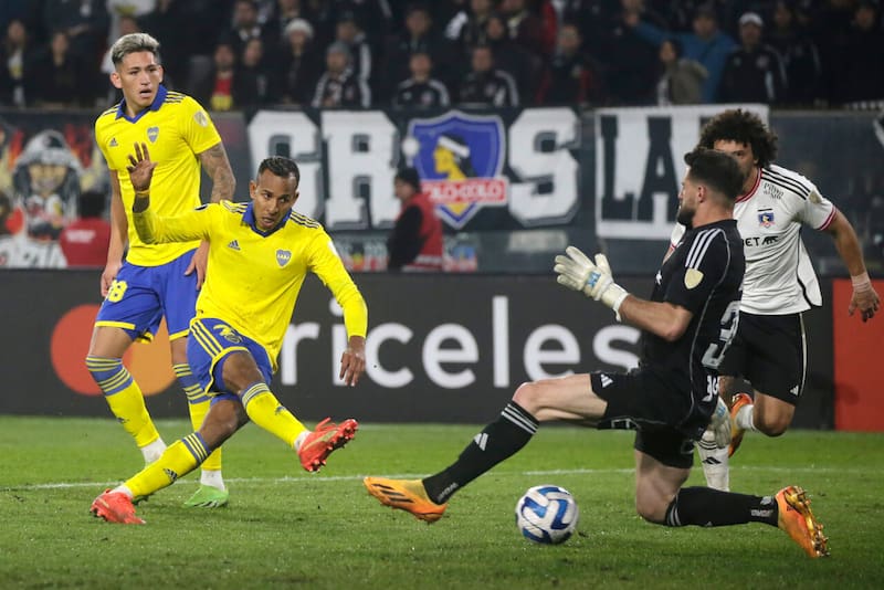 Jugó contra Colo Colo en 2023 antes de sus problemas en Boca.