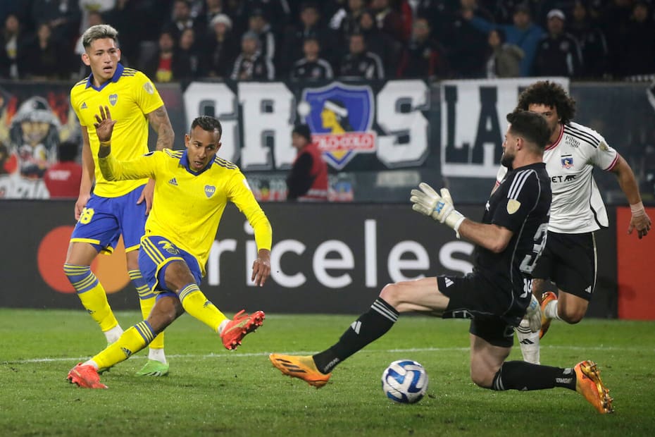 Jugó contra Colo Colo en 2023 antes de sus problemas en Boca.
