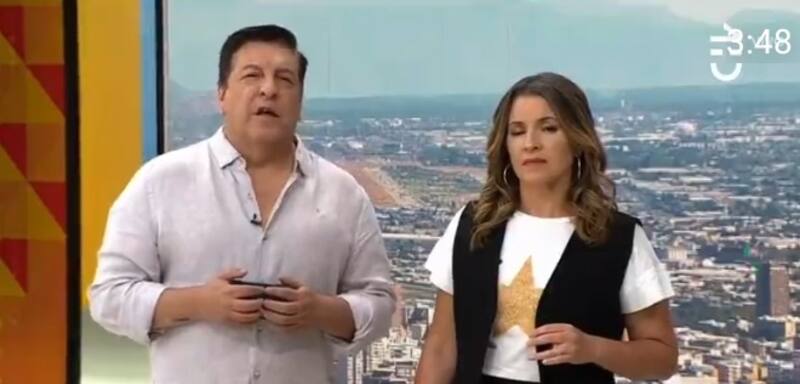 Julio César Rodríguez y Monserrat Álvarez cuestionaron las disculpas de Jean Paul Pineda. Créditos: Pantallazo CHV