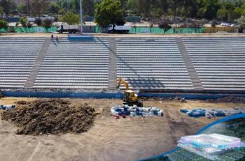 VIDEO | San Carlos de Apoquindo sin butacas ni cancha: así pasó la Navidad el estadio de la UC