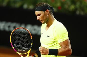 ¡Qué calidad! El asombroso punto de Rafael Nadal en los octavos de final del Masters de Roma