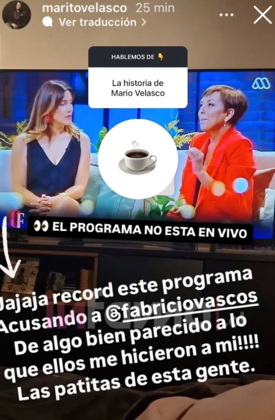 Mario Velasco se lanzó contra Only Fama.