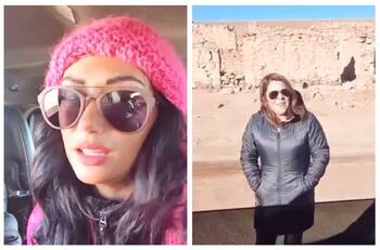 "¡Fuiste a la ruina a hacer pipí!": Pamela Díaz jugó divertida broma a su asistente en pleno viaje a San Pedro de Atacama