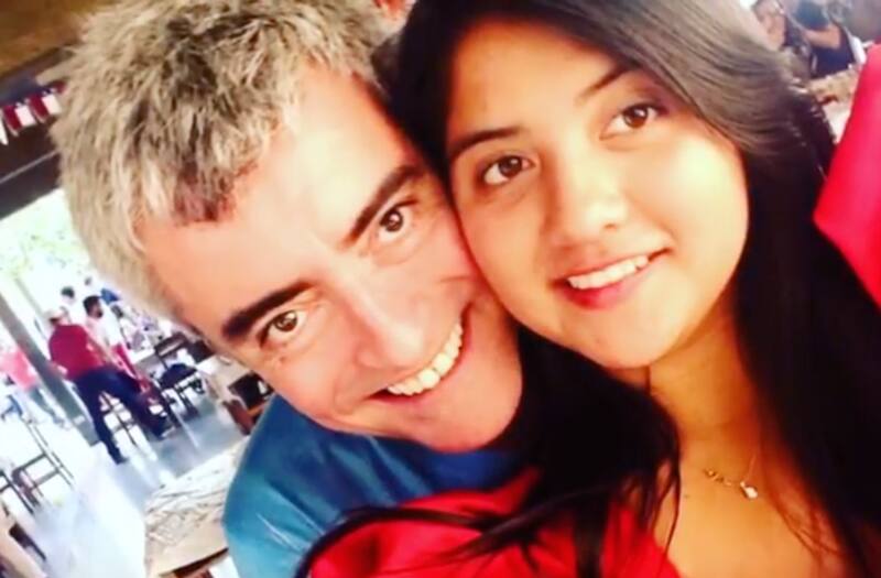 Mauricio Flores junto a su hija, Danika. Créditos: Instagram.