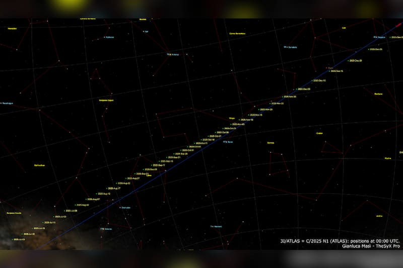 El objeto fue descubierto desde la región de Coquimbo durante esta semana.