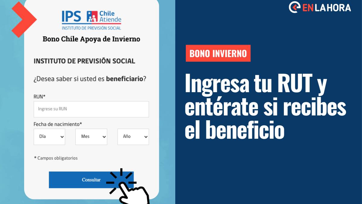 Bono Invierno: Consulta con tu RUT si recibes el aporte de $120 mil en la segunda fecha de pago