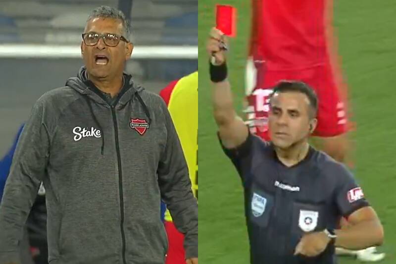 se enfureció con Piero Maza. Foto: Captura Video TNT Sports.