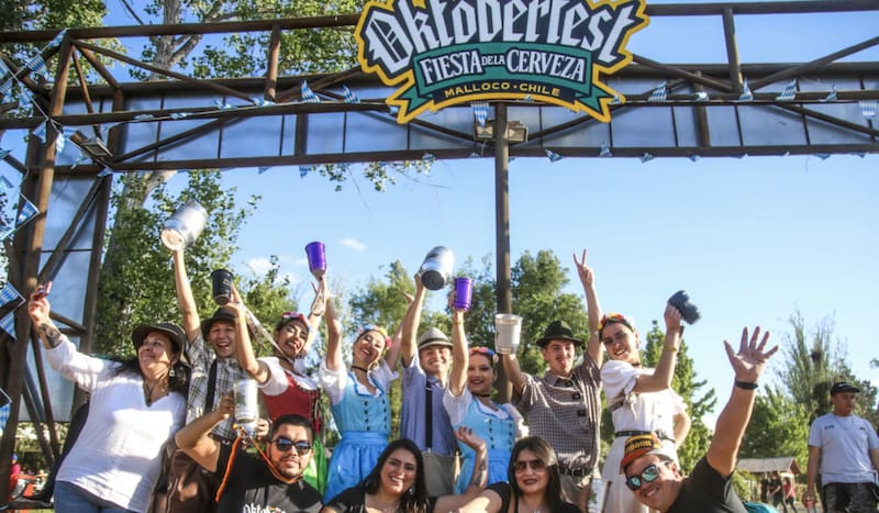 La fiesta de la cerveza está en Chile.