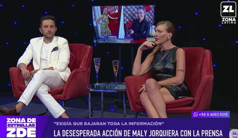 Cata Pulido se lanzó contra los nuevos comediantes. Créditos: Pantallazo Zona Latina