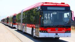 Así serán los nuevos buses ecológicos de Red Movilidad que comenzarán a circular esta semana por Santiago