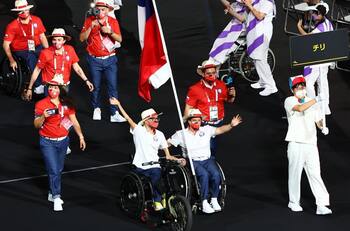 Tokio 2020: El Team ParaChile desfiló en la Ceremonia Inaugural de los Juegos Paralímpicos