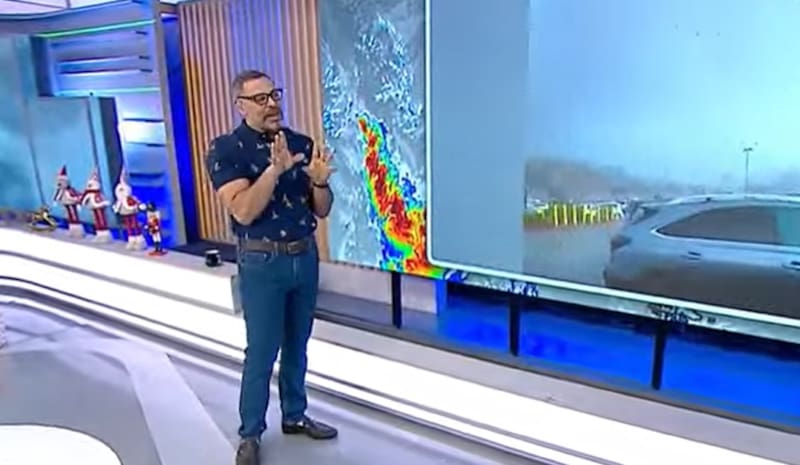 José Antonio Neme retomó la conducción de "Mucho Gusto" este lunes. Créditos: Pantallazo Mega