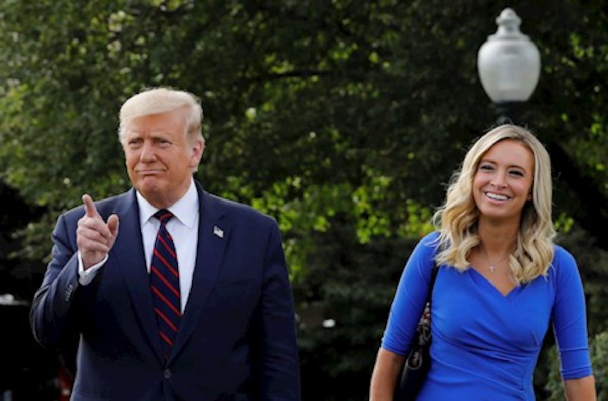 Covid-19: Portavoz de la Casa Blanca dio positivo y Trump pasea en cuarentena
