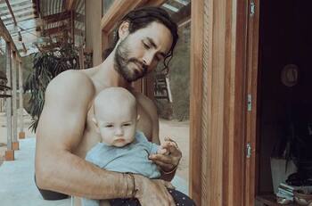 "Tenerte ha sido lo mejor del mundo": La especial dedicatoria de Matías Assler a su hijo Aurelio en el Día del Padre