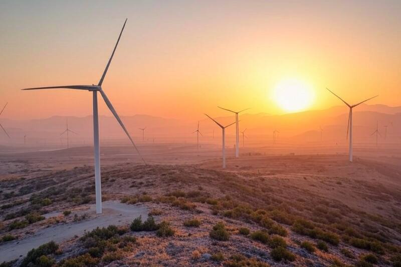 de proyecto eólico al norte del país.