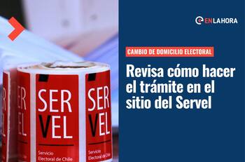 ¿Cómo cambiar mi domicilio electoral para votar en el Plebiscito de Salida para la Nueva Constitución?