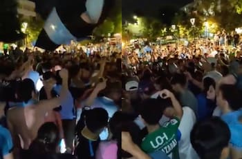 VIDEO | ¡No cabe nadie más! Hinchas de O’Higgins repletaron plaza en Rancagua para festejar el paso en Copa Libertadores