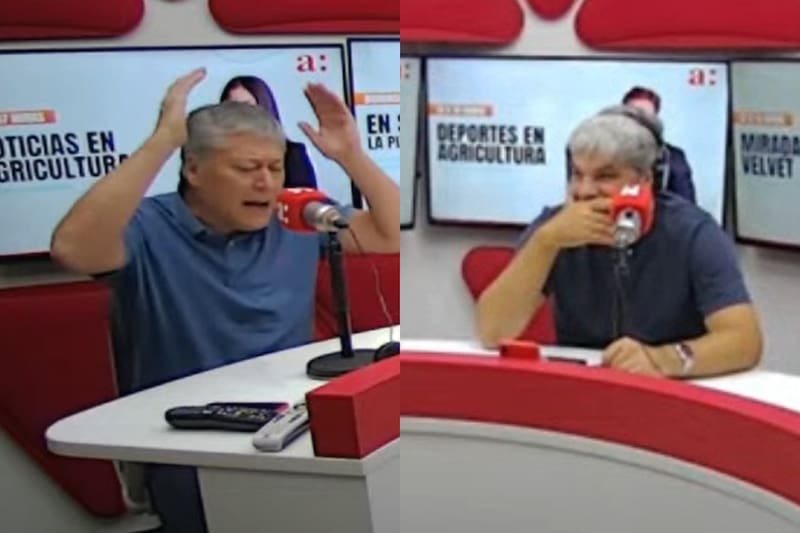 El periodista discutió con Patricio Yáñez. Foto: Reproducción Agricultura