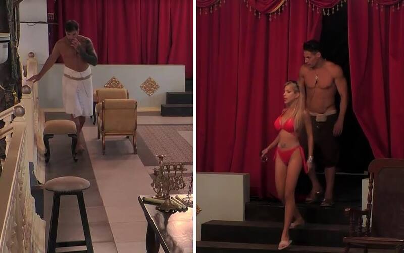 Luis Mateucci fue a espiar a Oriana Marzoli y Facundo González. Créditos: Canal 13