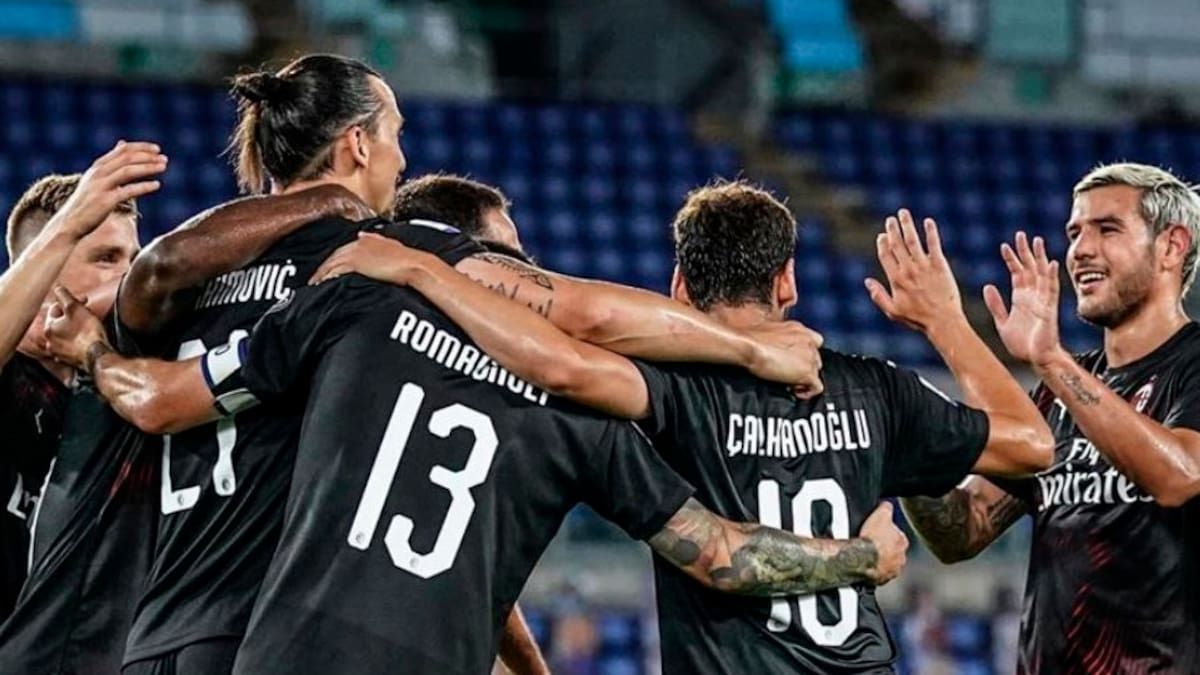 Milan goleó a domicilio a Lazio y le sirvió el título en bandeja a la Juventus