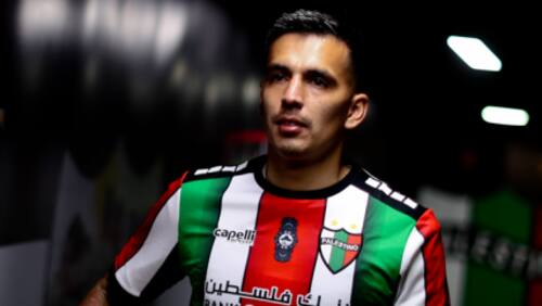 Joe Abrigo, jugador de Palestino.