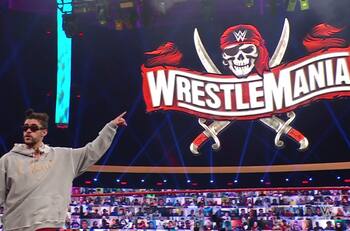 Bad Bunny se encaminó al WrestleMania 37 con un puñetazo en el rostro de The Miz