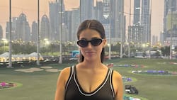 VIDEO | Mientras Jordhy Thompson está de vacaciones, así disfruta Camila Sepúlveda en Dubái