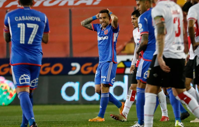 Matías Zaldivia podrá estar para el duelo de la U contra Ñublense. Foto: Agencia Aton.