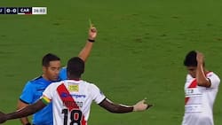 Insólito: Denunció sobornos para recibir una amarilla en Sudamericana y fue amonestado por esta falta