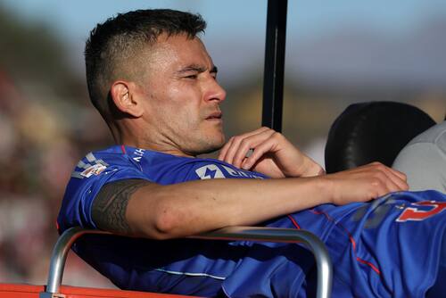 Sufre un desgarro. Foto: Agencia Aton.