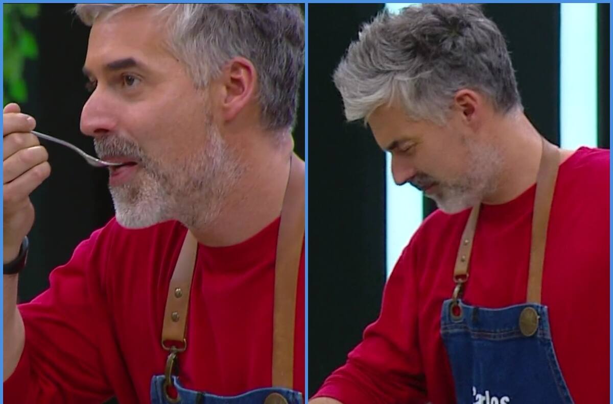 "¿Por qué eligieron salmón?": El esfuerzo de Carlos Díaz al probar plato de "El Discípulo del Chef"