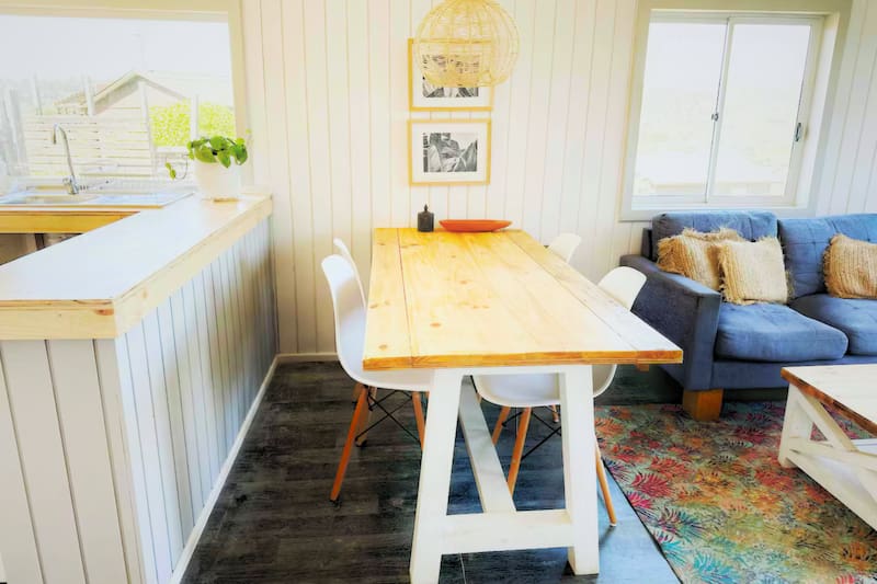 Cómodas posadas ideales para arrancar de la ciudad. Créditos: airbnb.cl