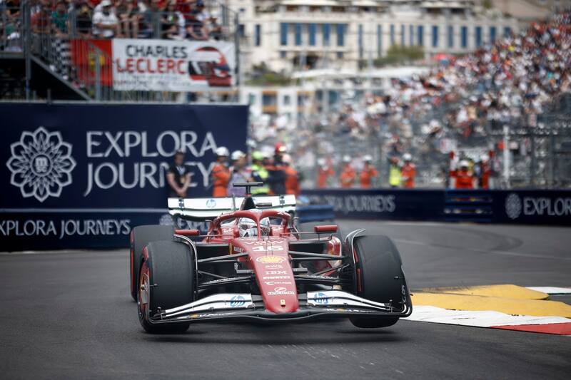 Charles Leclerc lideró las prácticas libres. Foto: EFE.