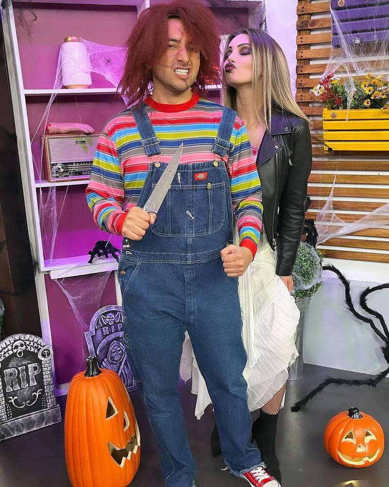 Famosos nacionales se lucen con sus disfraces de Halloween