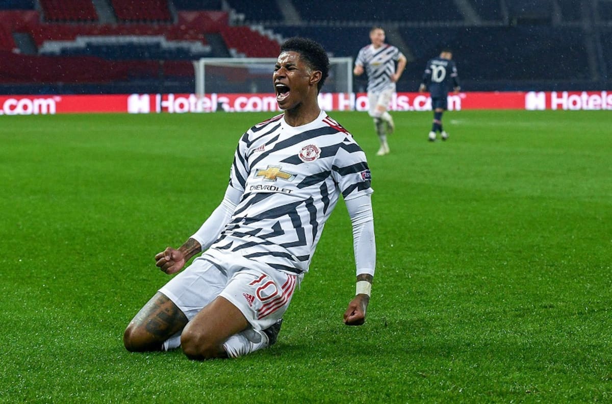 Manchester United bajó de la nube al PSG y lo venció como forastero en Champions League