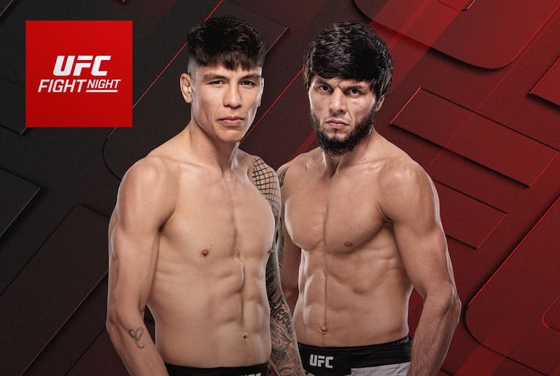 Jaula Bahamondes se medirá ante Tofiq Musayev esta noche en Seattle. Foto: @UFC.