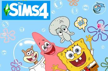 Jugadora de Sims 4 recrea icónicas casas de Bob Esponja