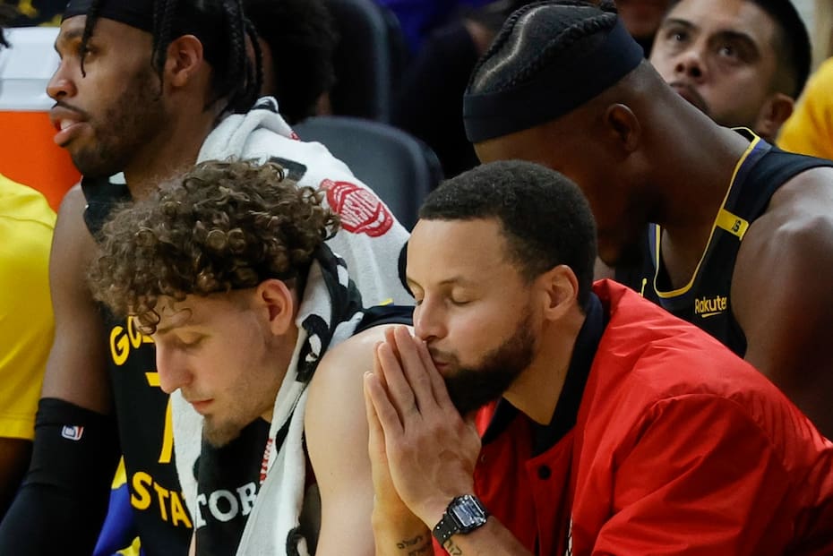 La ausencia de la figura de los Warriors pesó en el cuarto partido de la serie ante los Timberwolves. (Foto: EFE)