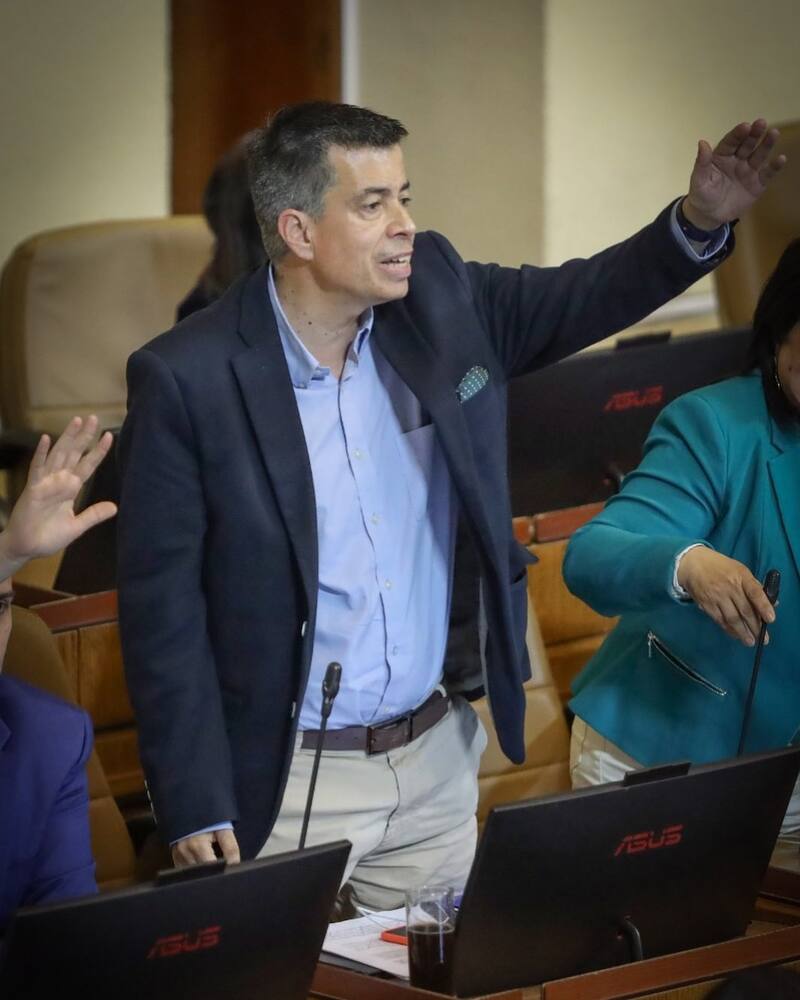 Andrés Celis en el Congreso / Créditos: Instagram