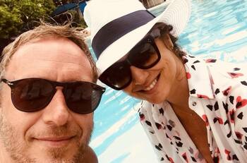 Al aire libre en Madrid: Así fue la última romántica cena de Martín Cárcamo con Ale del Sante